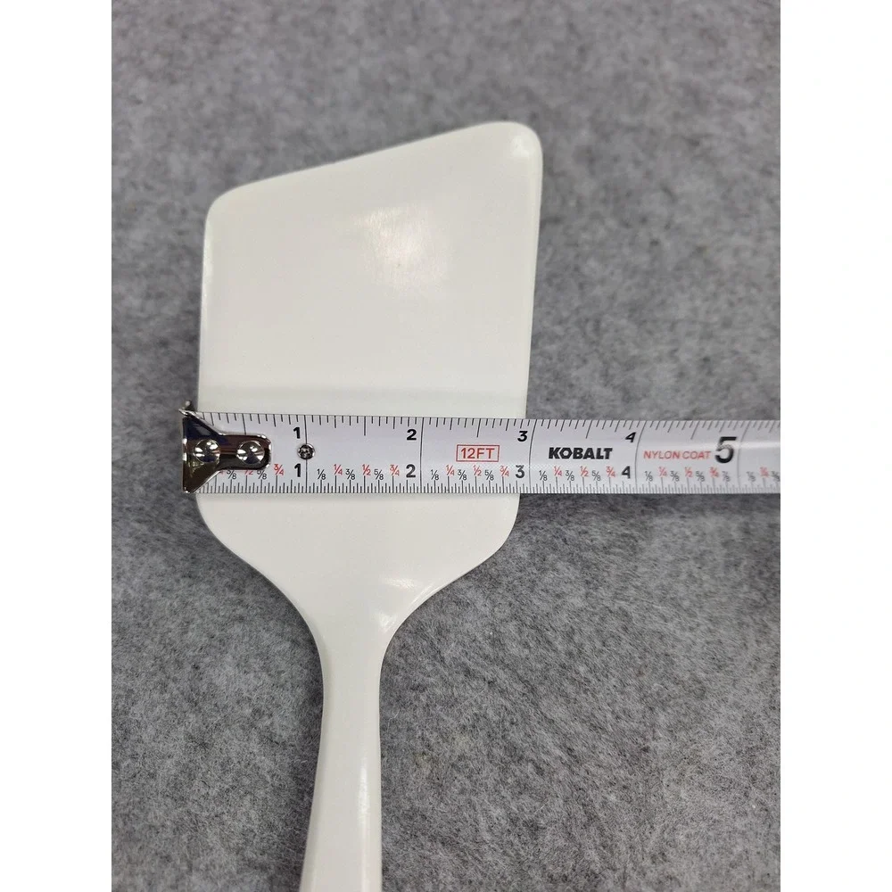 White Melamine Angled Spatula White Kitchen Utensil Cooking Baking Utensil